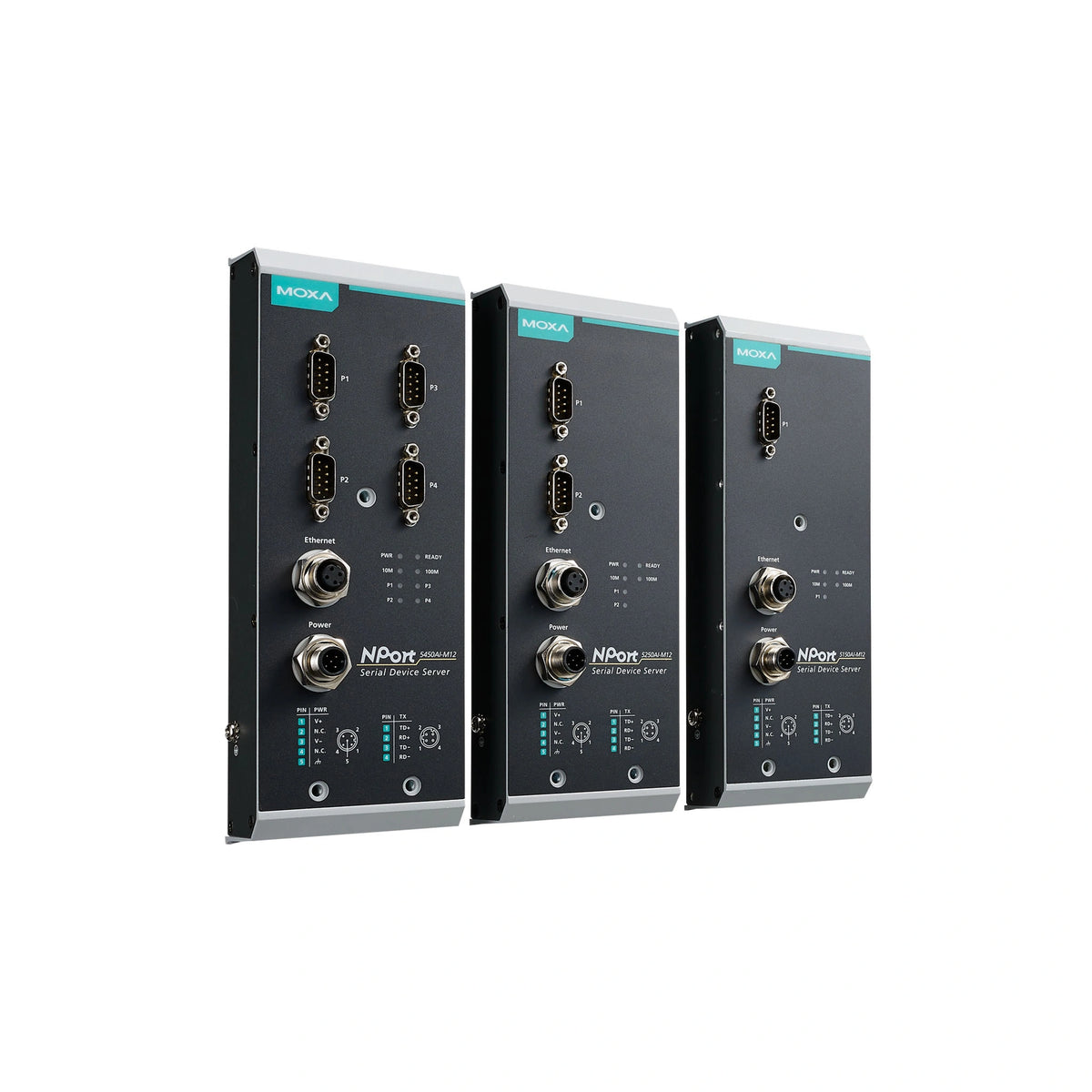 MOXA NPort 5150AI-M12-CT Serial to Ethernet Device Server