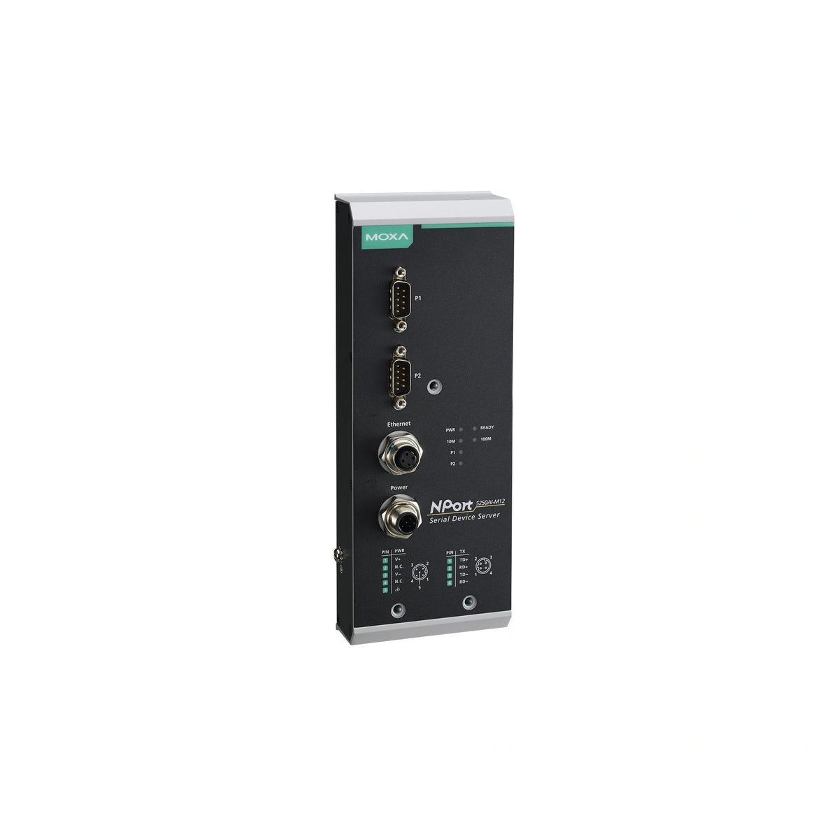 MOXA NPort 5250AI-M12 Serial to Ethernet Device Server