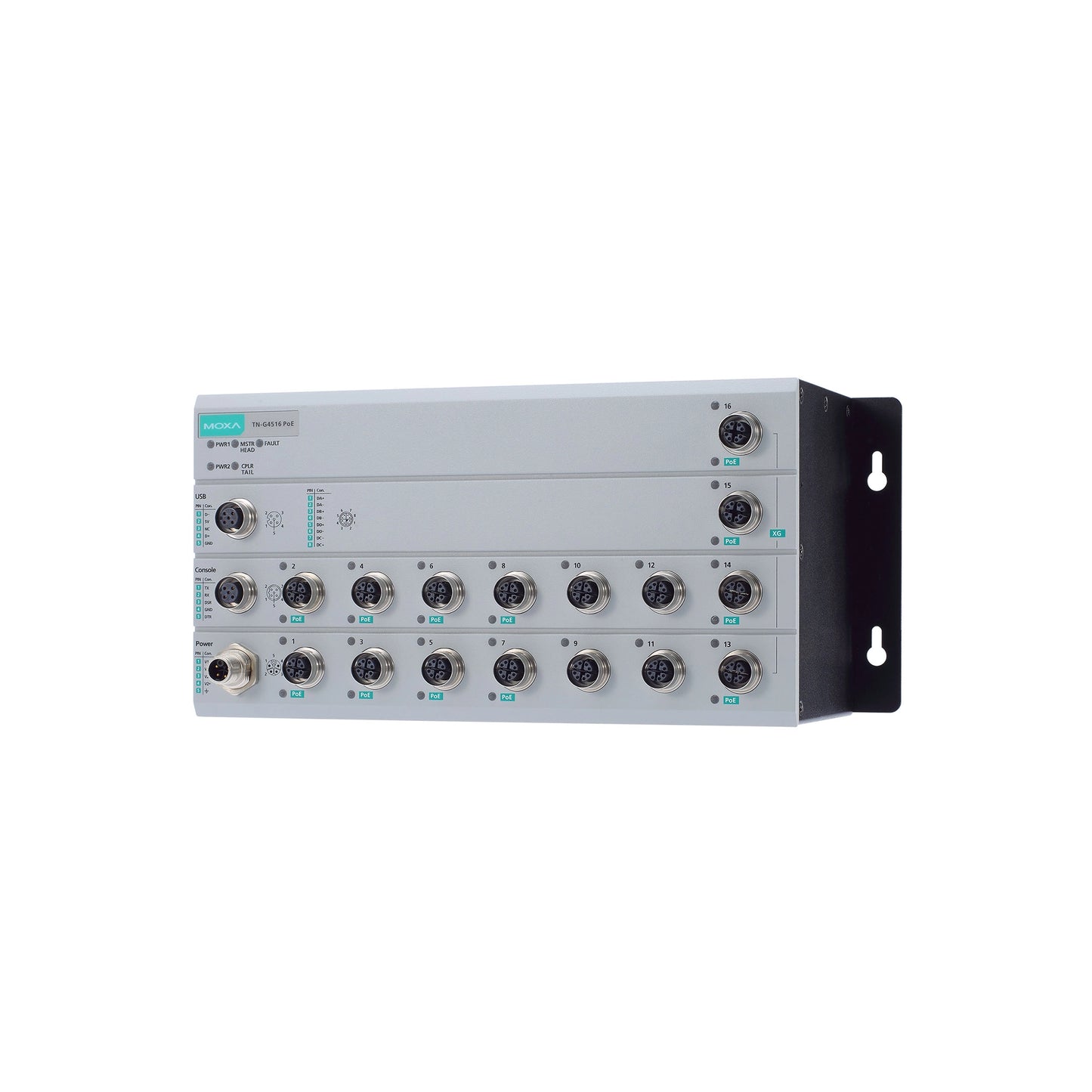 MOXA-TN-G4516-8GPoE-4XGPoE-WV-T-ManuAuto-Left