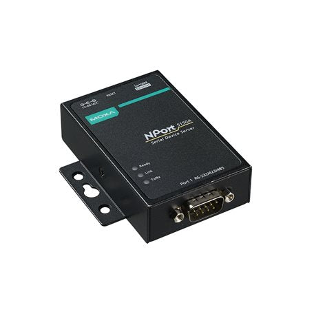 MOXA NPORT 5150A-T W/ ADAPTER SERIAL TO ETHERNET DEVICE SERVER