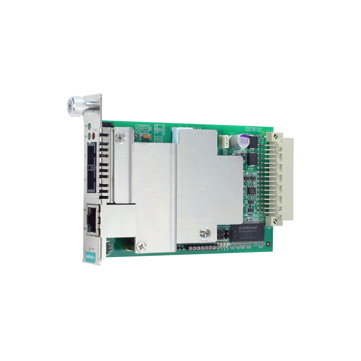 MOXA CSM-400-1214 slide-in Ethernet-to-Fiber Media Converter
