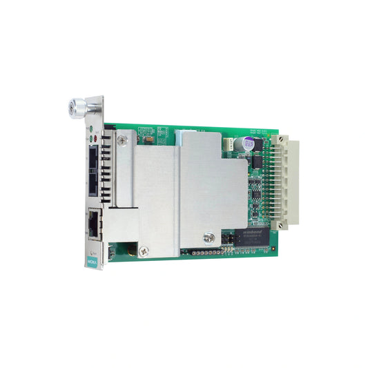 MOXA CSM-400-1214 slide-in Ethernet-to-Fiber Media Converter