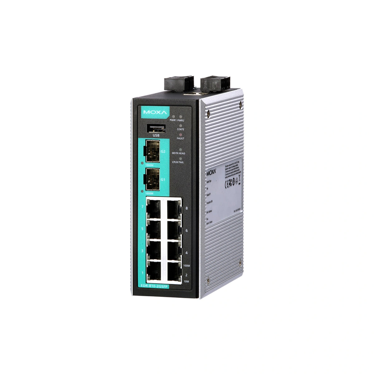 MOXA EDR-810-VPN-2GSFP-T Multiport Industrial Secure Router