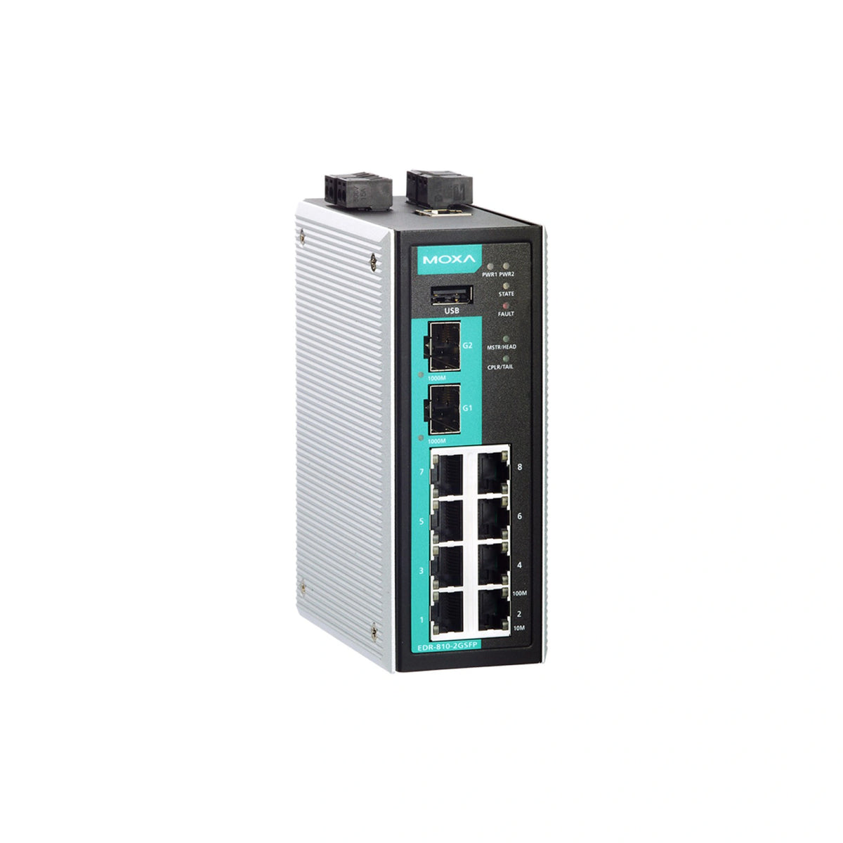 MOXA EDR-810-VPN-2GSFP-T Multiport Industrial Secure Router