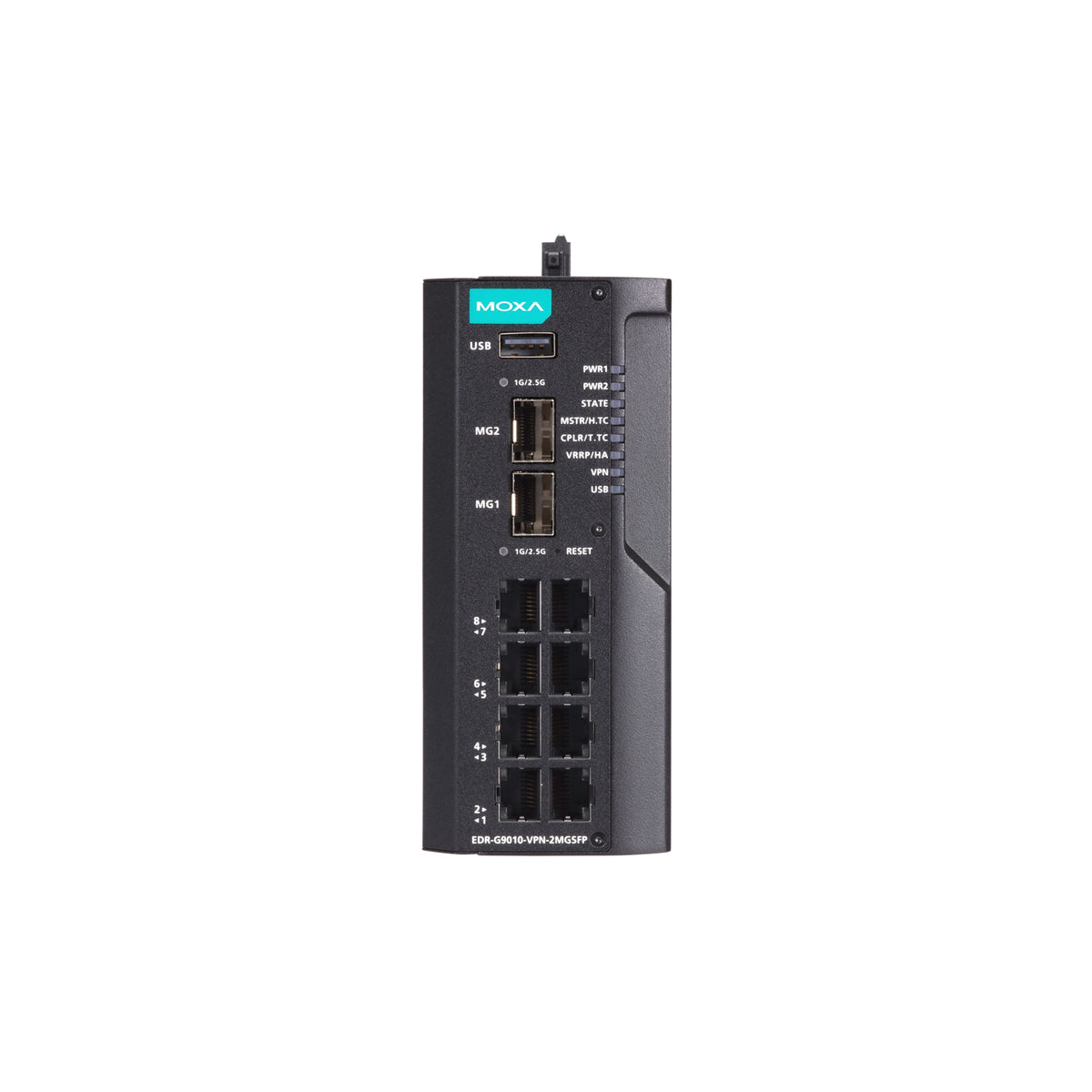 MOXA EDR-G9010-VPN-2MGSFP Industrial Secure Router