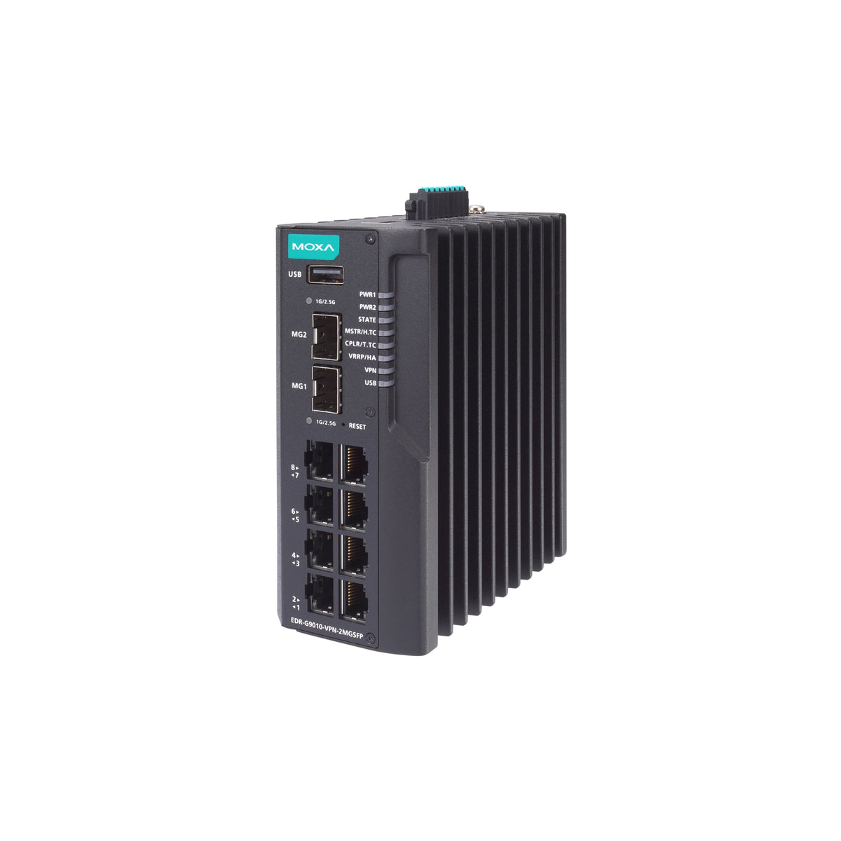 MOXA EDR-G9010-VPN-2MGSFP Industrial Secure Router