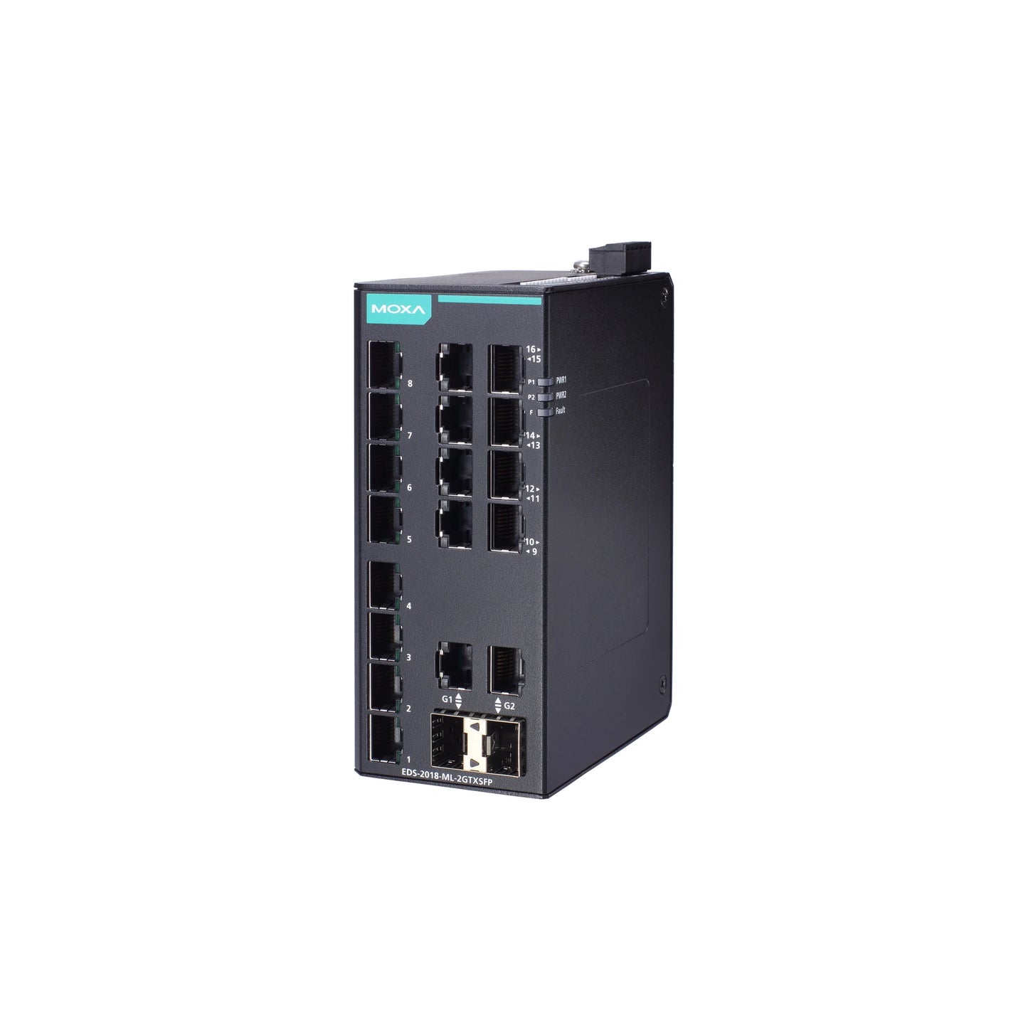 MOXA EDS-2018-ML-2GTXSFP-T Unmanaged Ethernet Switch