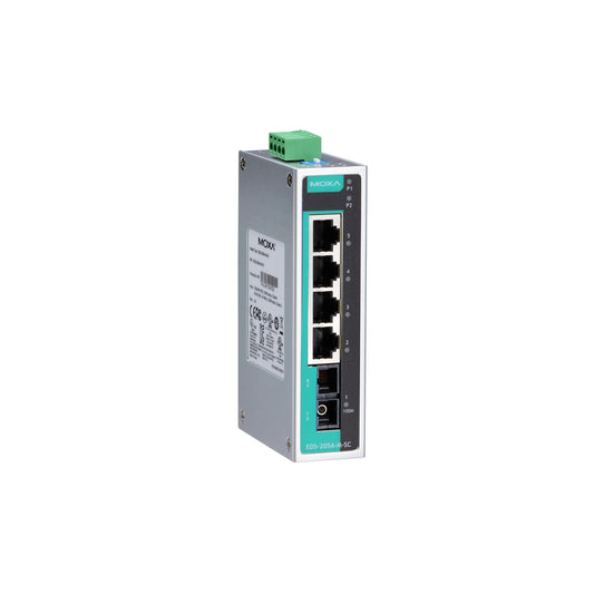MOXA EDS-205A-M-SC-T Unmanaged Ethernet Switch