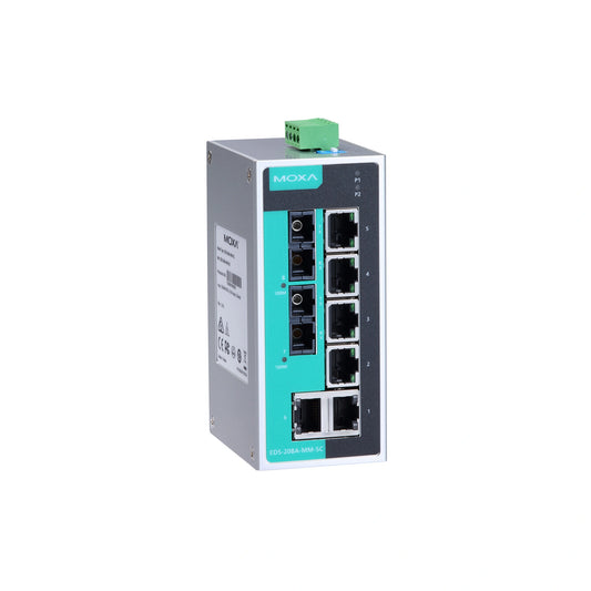 MOXA EDS-208A-SS-SC-T Unmanaged Ethernet Switch