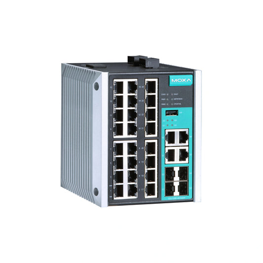 MOXA EDS-528E-4GTXSFP-LV-T Managed Ethernet Switch