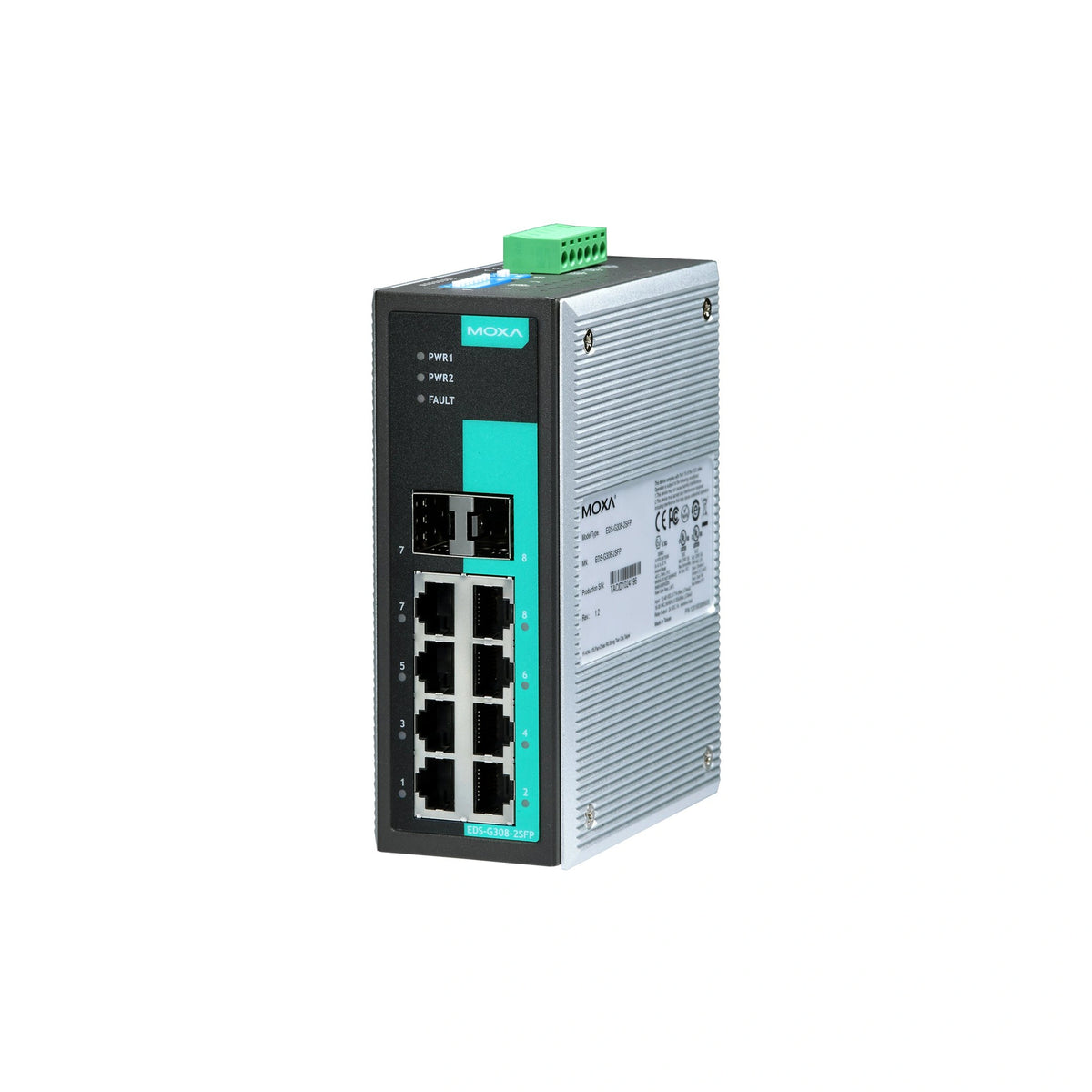 MOXA EDS-G308-2SFP-T Unmanaged Ethernet Switch