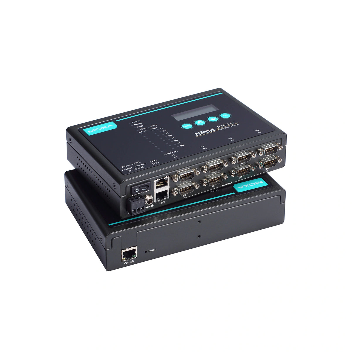 MOXA NPort 5610-8-DT Serial to Ethernet Rackmount Serial Device Server