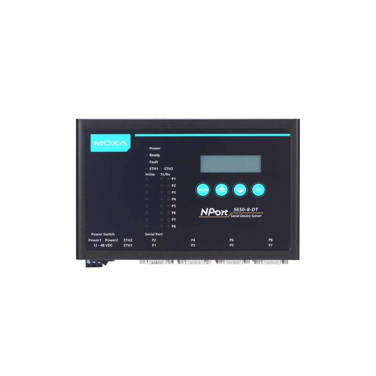 MOXA NPort 5650-8-DT Serial to Ethernet Rackmount Serial Device Server